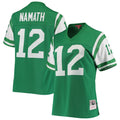 Women's Mitchell & Ness New York Jets Joe Namath Green 1969 Legacy Replica NFL Jersey