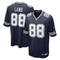 Men's Nike Dallas Cowboys CeeDee Lamb Navy Game NFL Jersey
