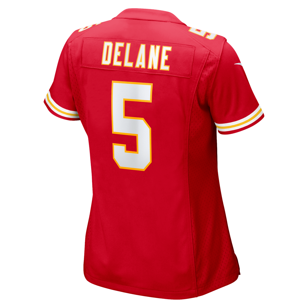 Women's Nike Kansas City Chiefs Mansoor Delane Red Game NFL Jersey