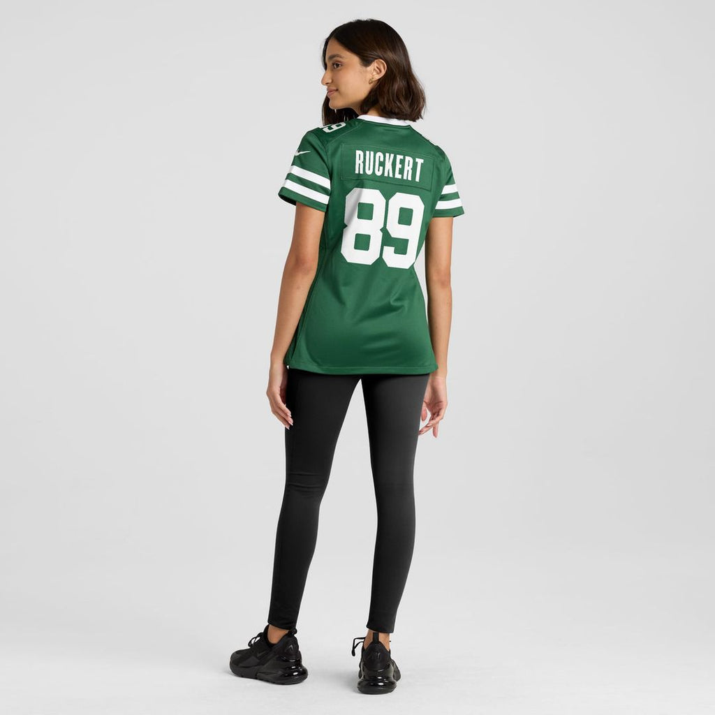 Women's Nike New York Jets Jeremy Ruckert Legacy Green Game NFL Jersey