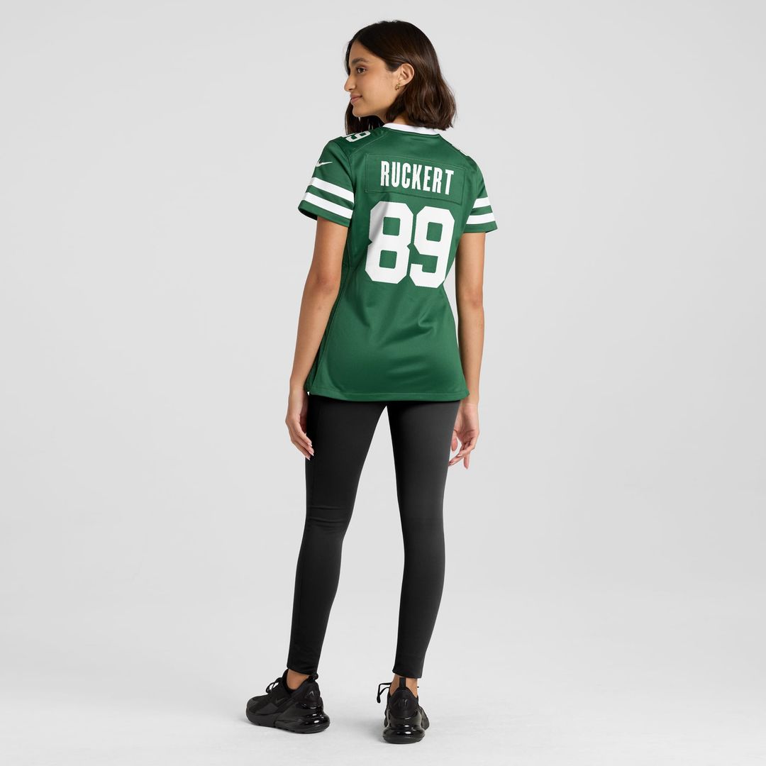 Women's Nike New York Jets Jeremy Ruckert Legacy Green Game NFL Jersey