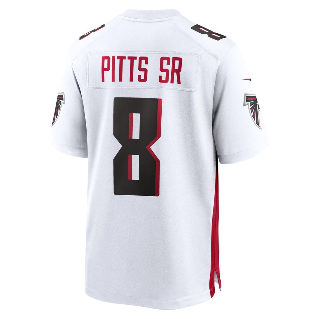 Men's Nike Atlanta Falcons Kyle Pitts Sr. White Game NFL Jersey