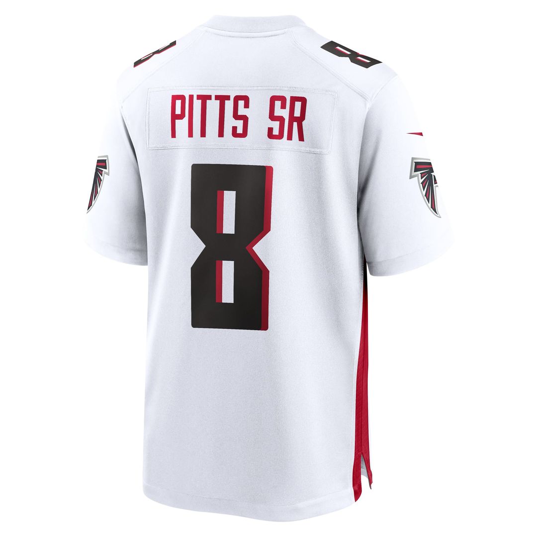 Men's Nike Atlanta Falcons Kyle Pitts Sr. White Game NFL Jersey