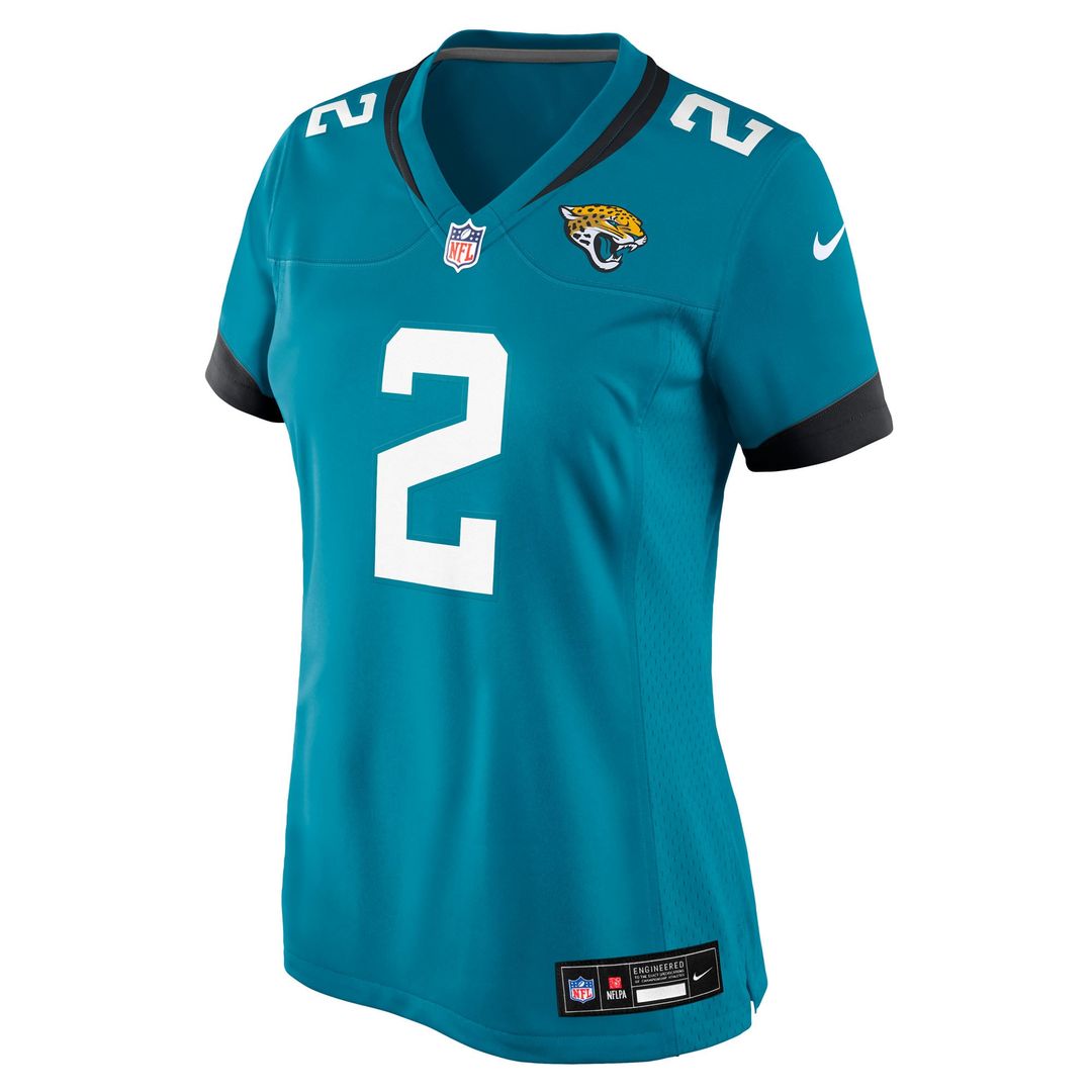 Women's Nike Jacksonville Jaguars Jourdan Lewis Teal Team Game NFL Jersey
