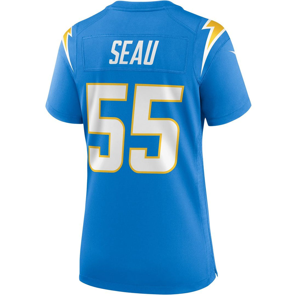 Women's Nike Los Angeles Chargers Junior Seau Powder Blue Game Retired Player NFL Jersey