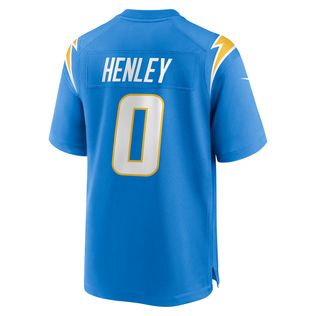 Men's Nike Los Angeles Chargers Daiyan Henley Powder Blue Team Game NFL Jersey