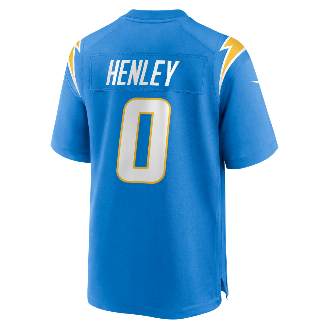 Men's Nike Los Angeles Chargers Daiyan Henley Powder Blue Team Game NFL Jersey