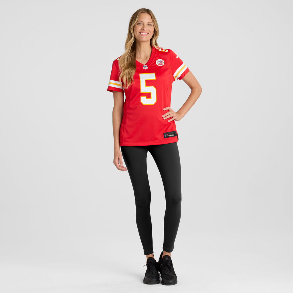 Women's Nike Kansas City Chiefs Mansoor Delane Red Game NFL Jersey