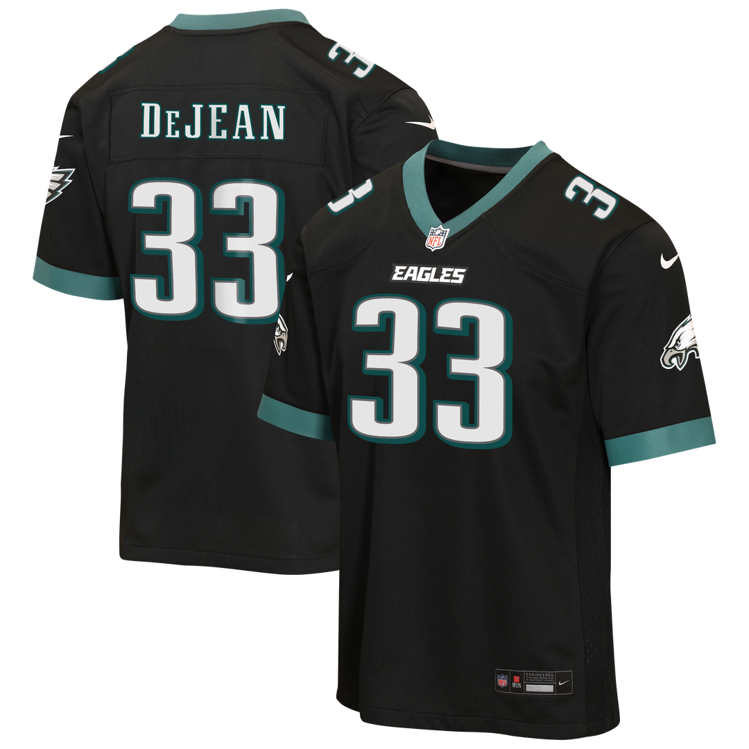 Youth Nike Philadelphia Eagles Cooper DeJean Black Alternate Game NFL Jersey