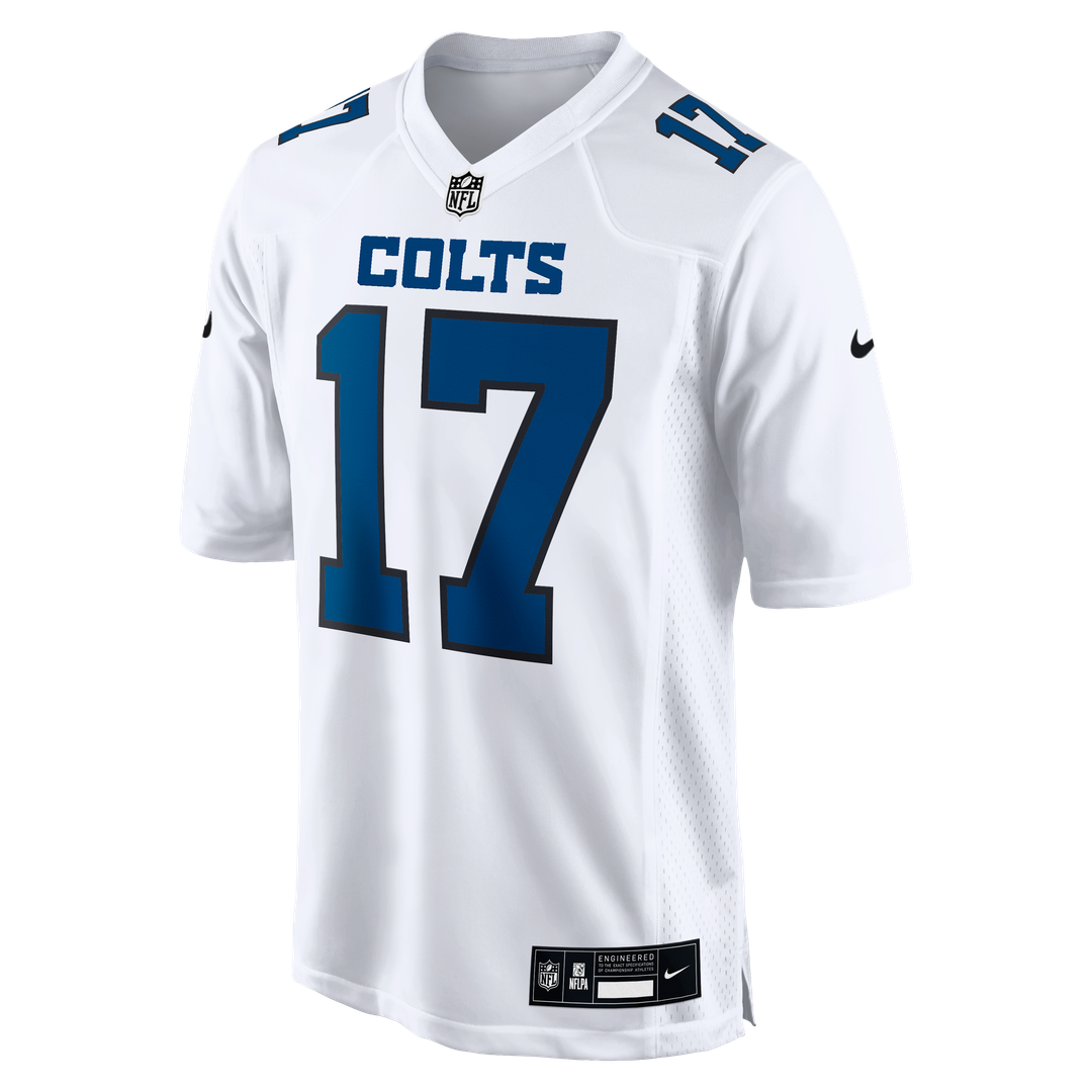 Men's Nike Indianapolis Colts Daniel Jones Tundra White Fashion Game NFL Jersey