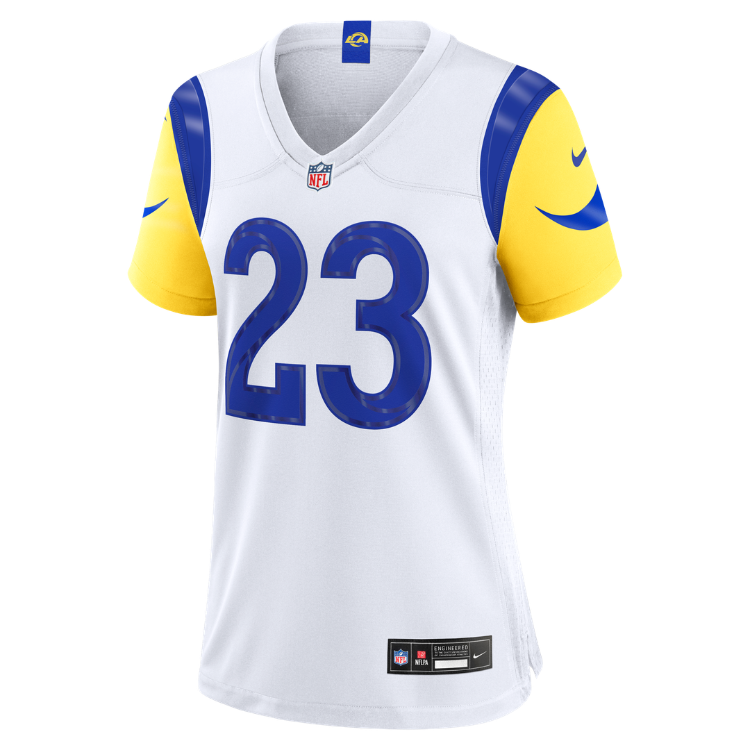 Women's Nike Los Angeles Rams Kyren Williams White Game NFL Jersey