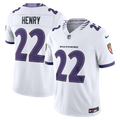 Men's Nike Baltimore Ravens Derrick Henry White Vapor F.U.S.E. Stitched Limited NFL Jersey