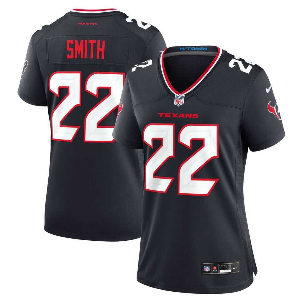Women's Nike Houston Texans Jaylin Smith Navy Team Game NFL Jersey