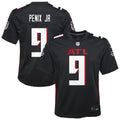 Youth Nike Atlanta Falcons Michael Penix Jr. Black Team Game NFL Jersey