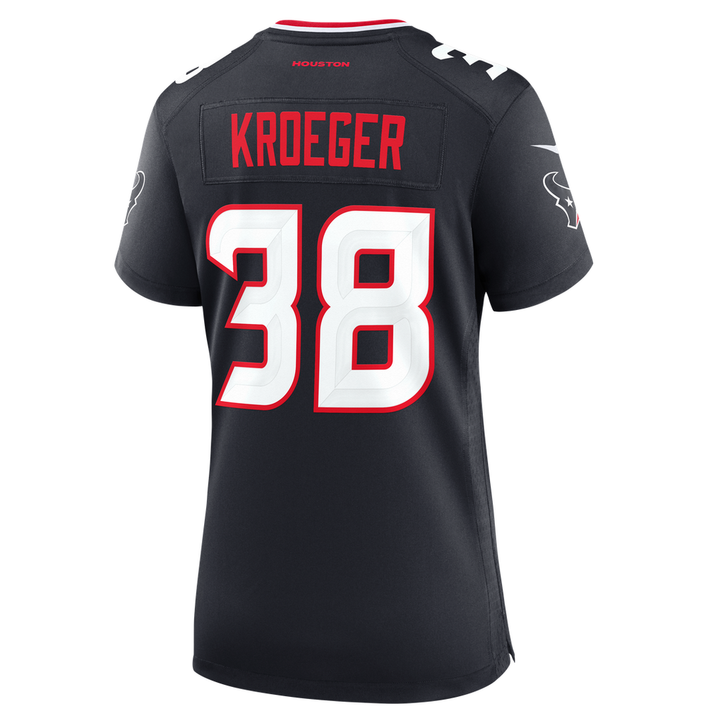 Women's Nike Houston Texans Kai Kroeger Navy Team Game NFL Jersey