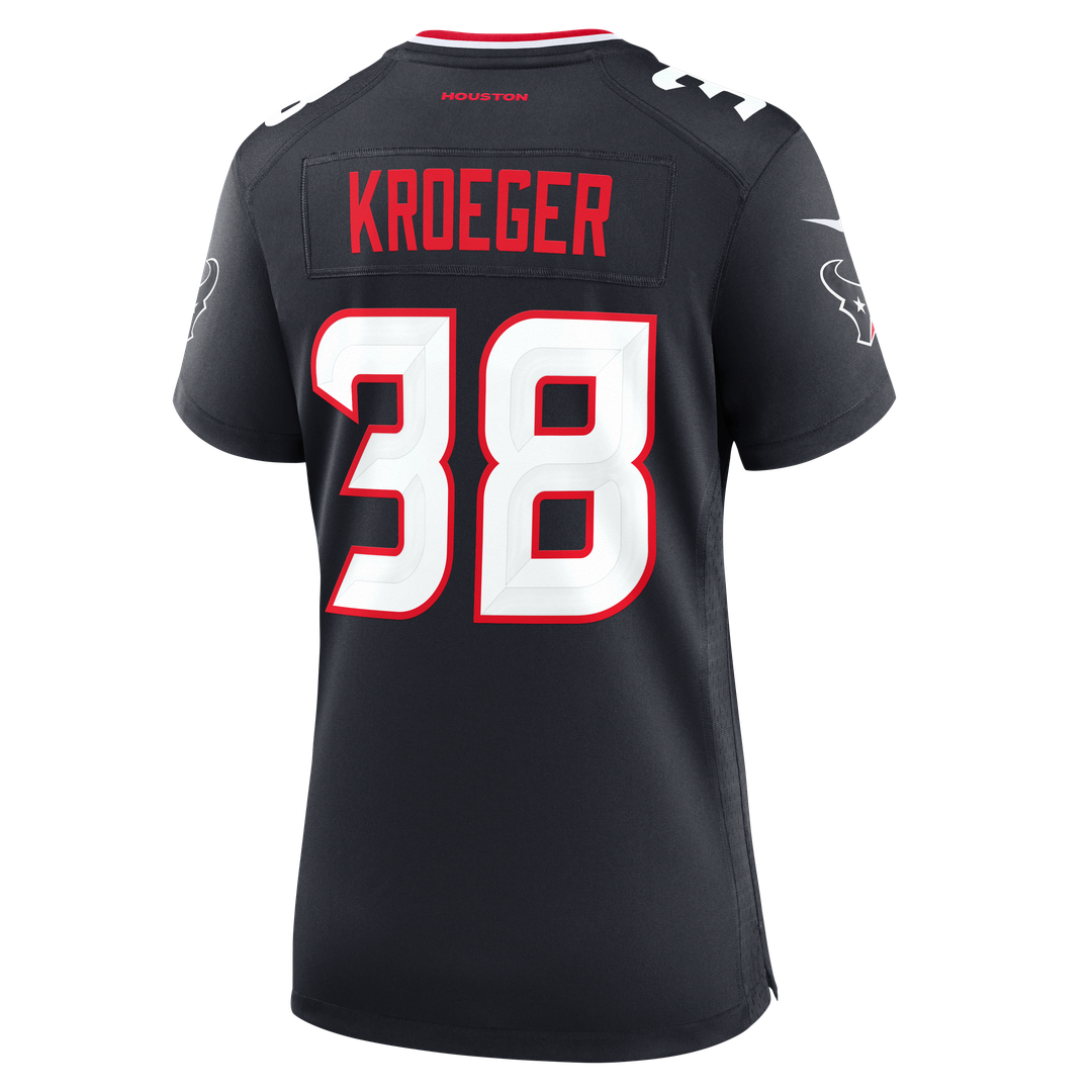 Women's Nike Houston Texans Kai Kroeger Navy Team Game NFL Jersey