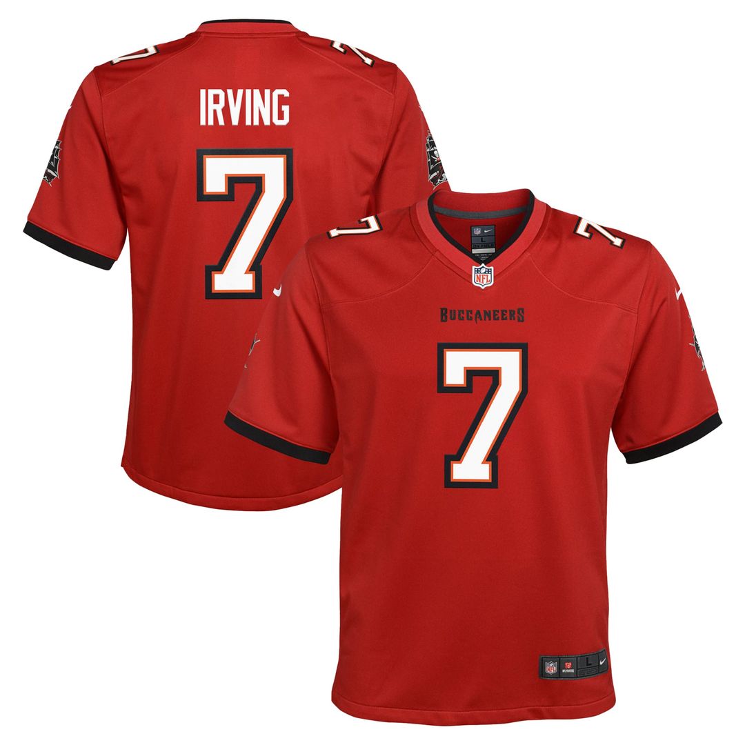 Youth Nike Tampa Bay Buccaneers Bucky Irving Orange Alternate Game NFL Jersey