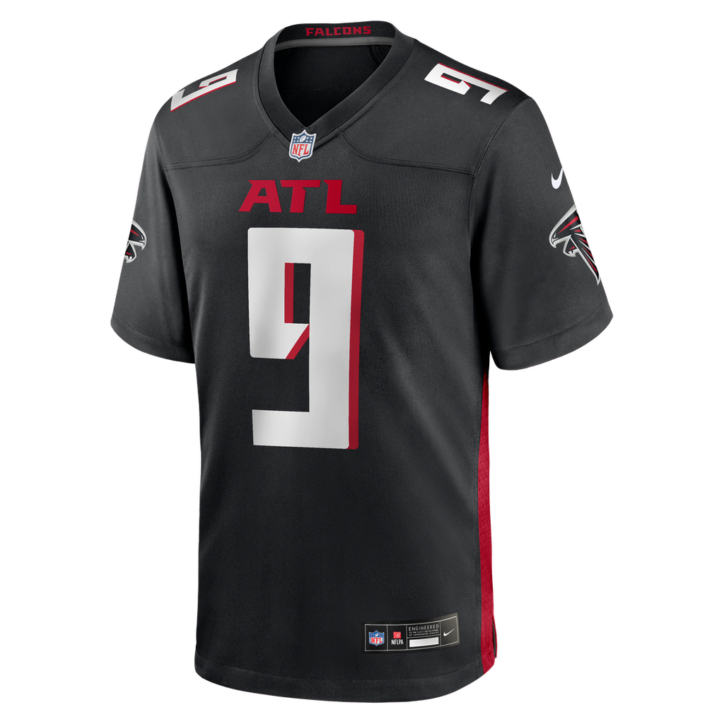 Men's Nike Atlanta Falcons Michael Penix Jr. Black Player Game NFL Jersey