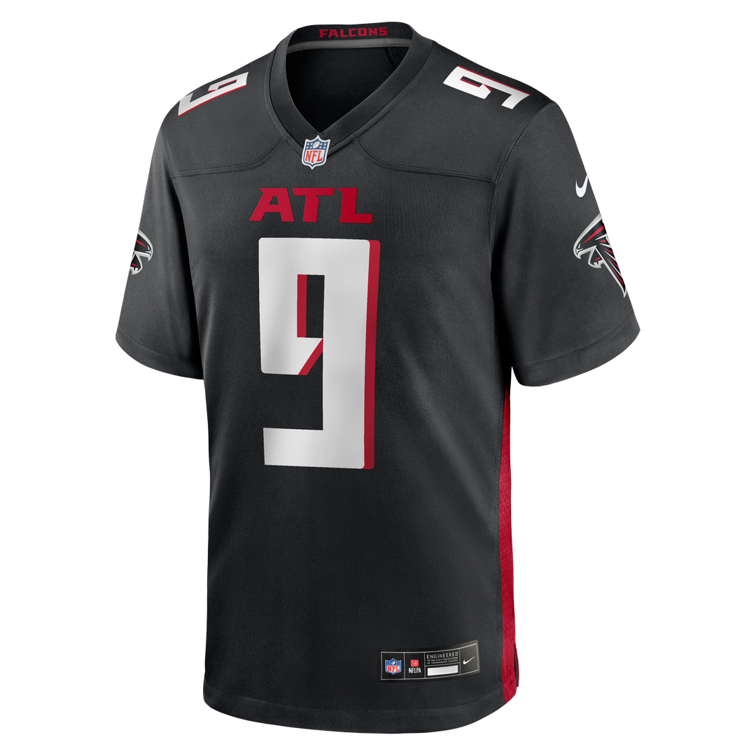 Men's Nike Atlanta Falcons Michael Penix Jr. Black Player Game NFL Jersey