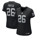 Women's Nike Las Vegas Raiders Darien Porter Black Team Game NFL Jersey