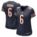 Women's Nike Chicago Bears Kyler Gordon Navy Game Player NFL Jersey