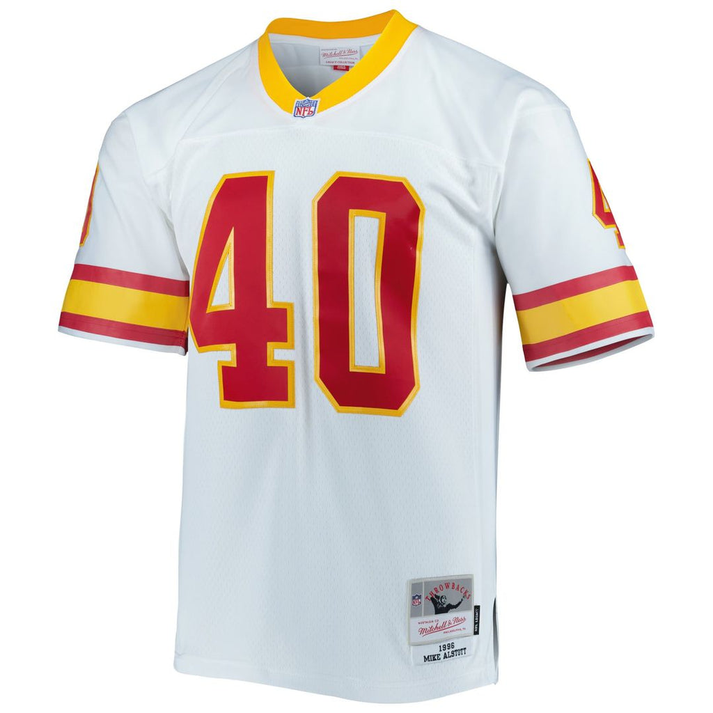 Men's Mitchell & Ness Tampa Bay Buccaneers Mike Alstott Red Legacy Replica NFL Jersey