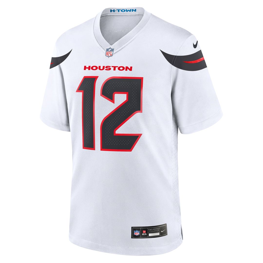 Men's Nike Houston Texans Nico Collins Red Alternate Game NFL Jersey