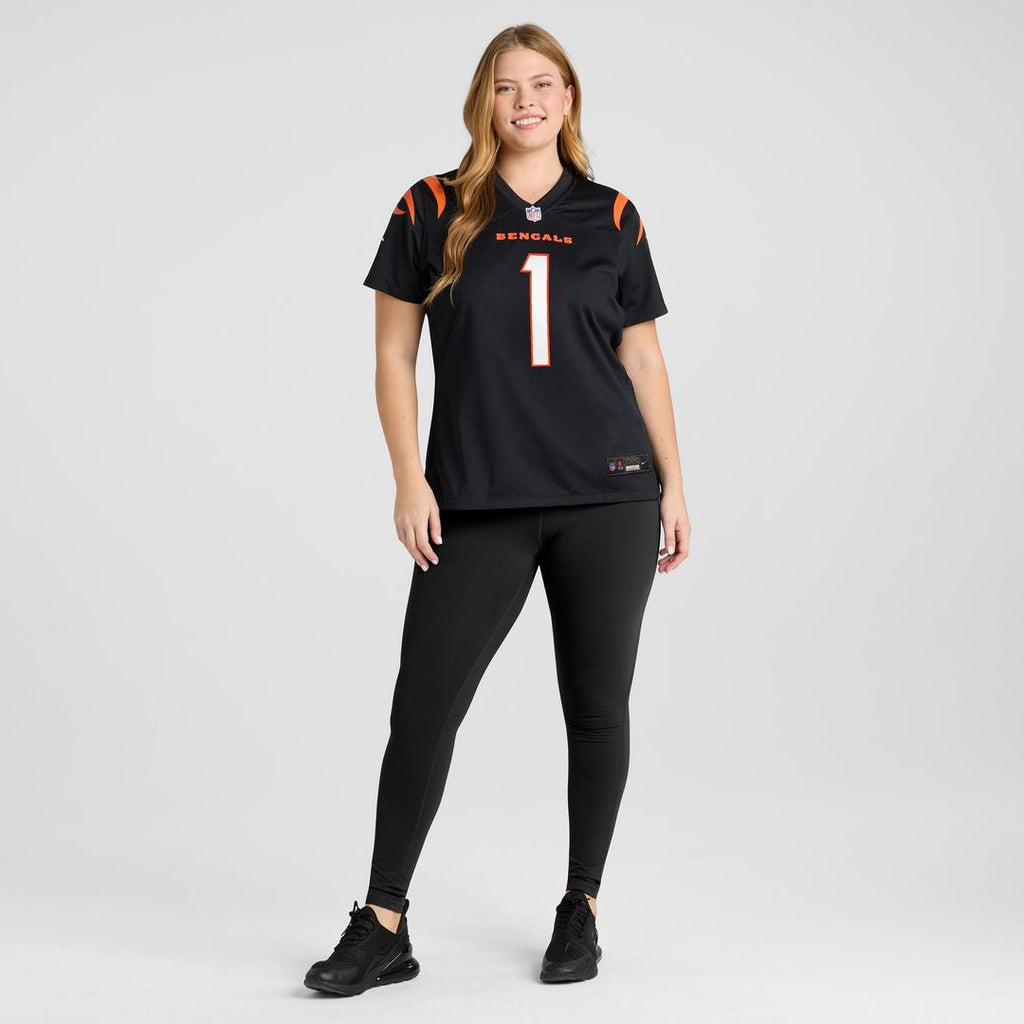 Women's Nike Cincinnati Bengals Ja'Marr Chase Black Game NFL Jersey