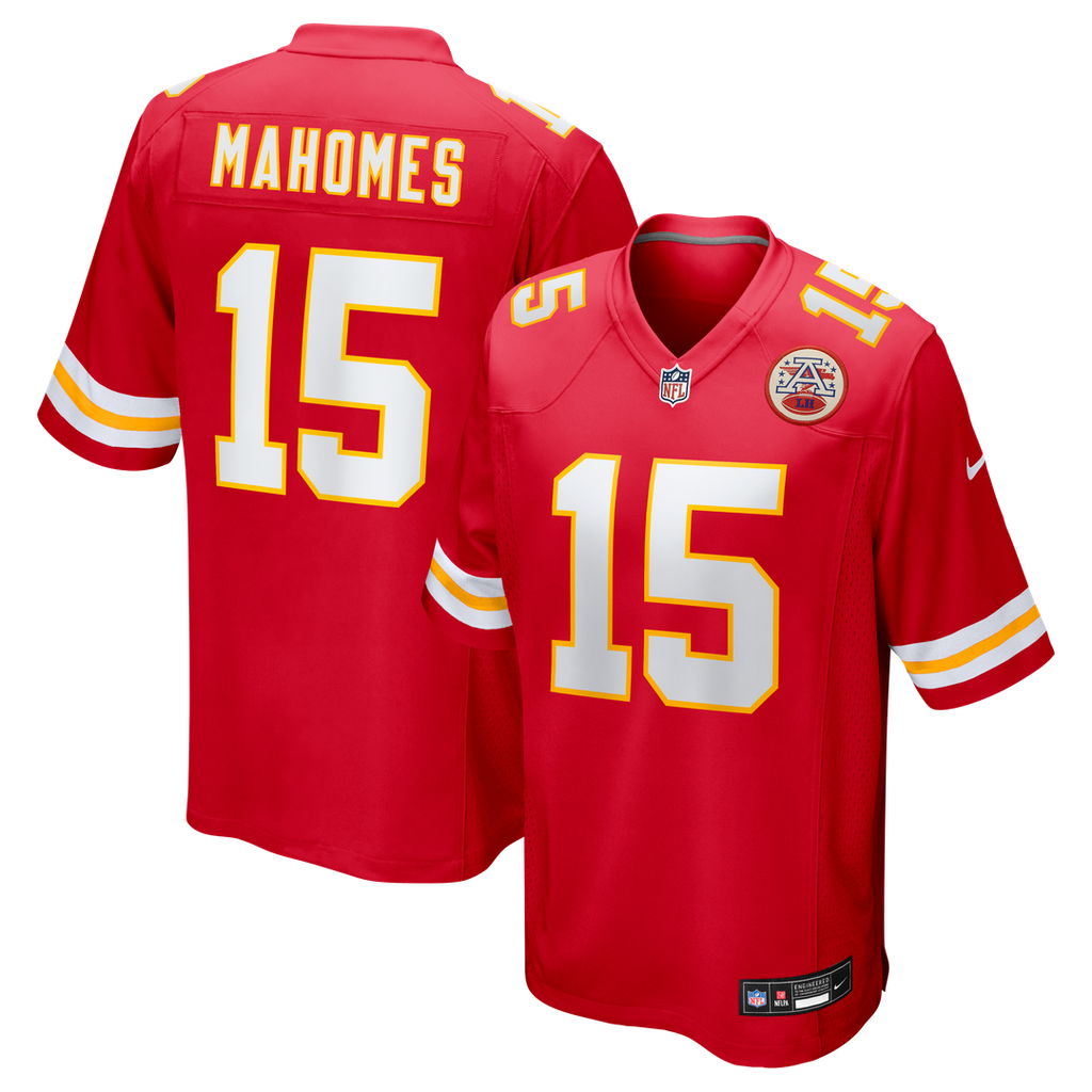 Men's Nike Kansas City Chiefs Patrick Mahomes Red Game NFL Jersey