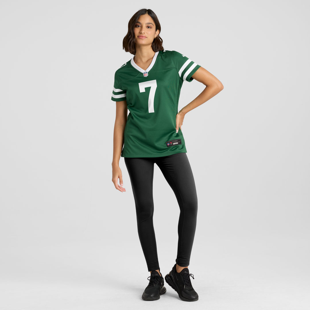 Women's Nike New York Jets Geno Smith Legacy Green Game NFL Jersey