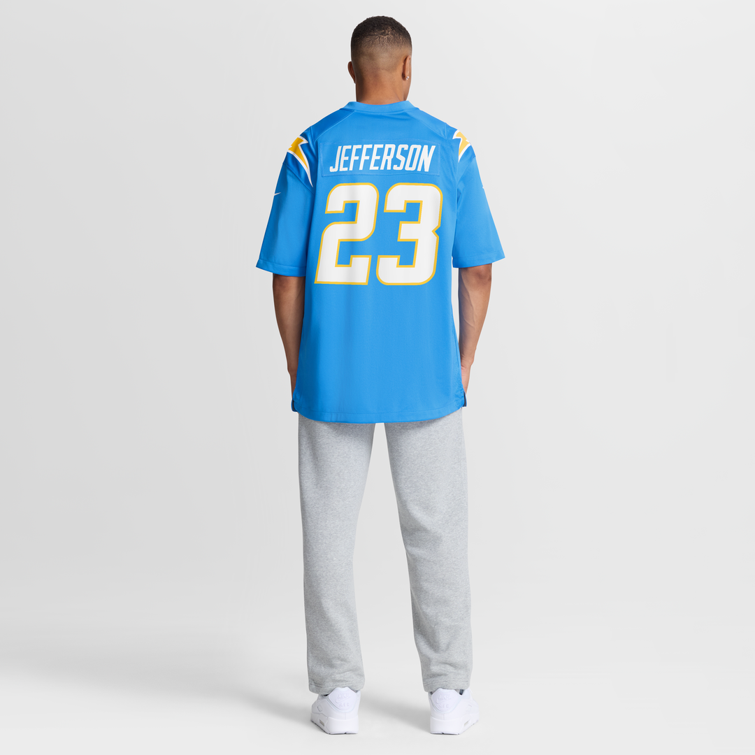 Men's Nike Los Angeles Chargers Tony Jefferson Powder Blue Team Game NFL Jersey