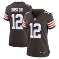 Women's Nike Cleveland Browns Denzel Boston Brown Team Game NFL Jersey