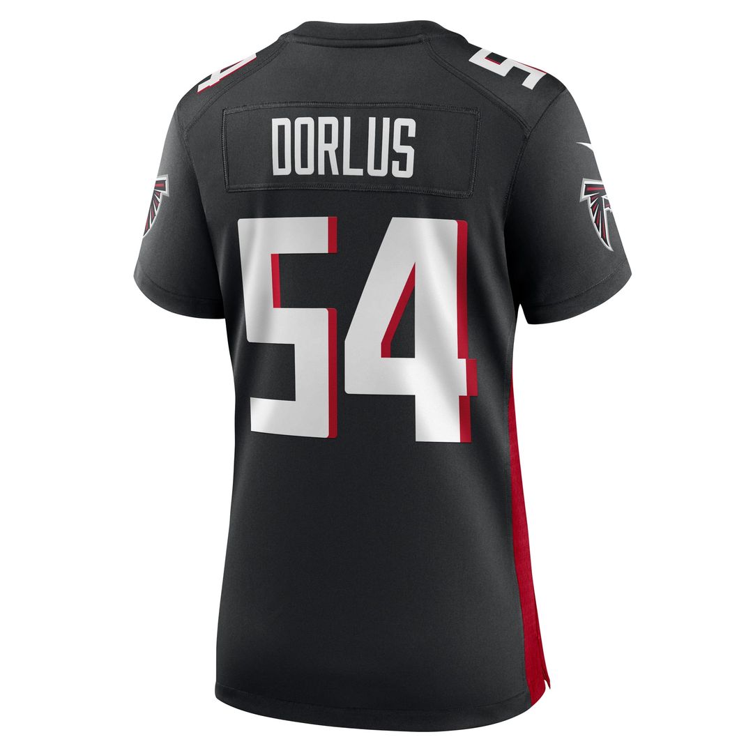 Women's Nike Atlanta Falcons Brandon Dorlus Black Game NFL Jersey
