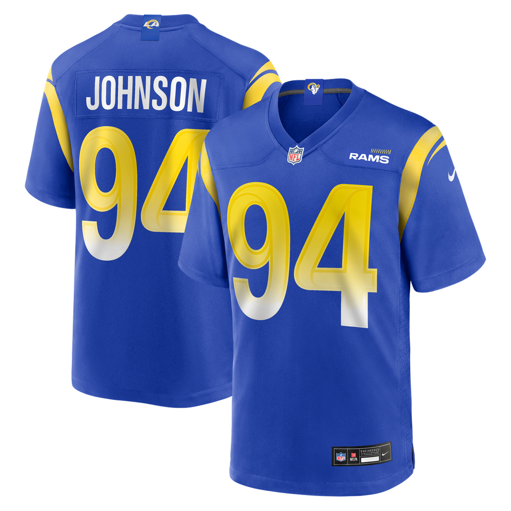 Men's Nike Los Angeles Rams Desjuan Johnson Royal Home Game NFL Jersey