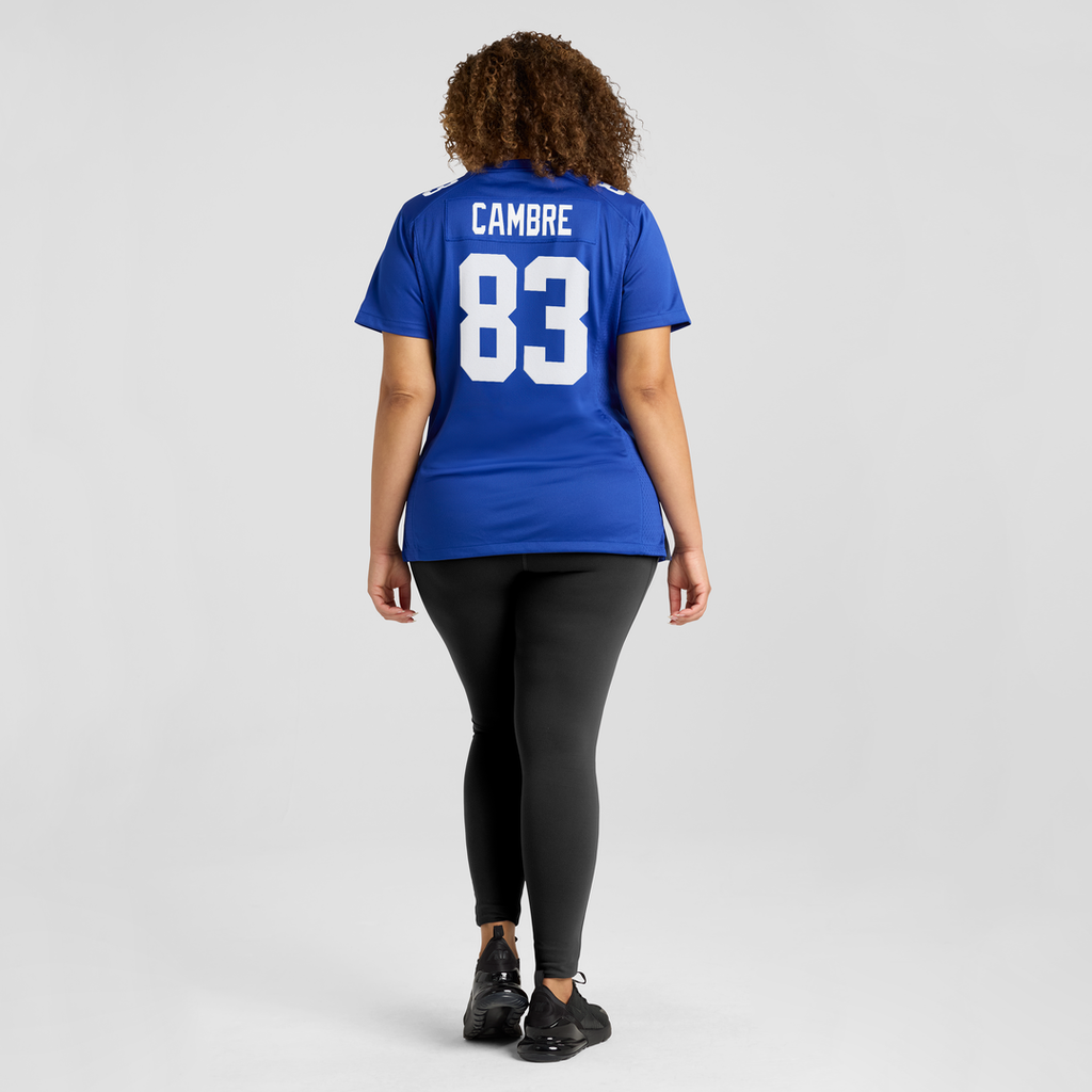 Women's Nike New York Giants Dalen Cambre Royal Team Game NFL Jersey