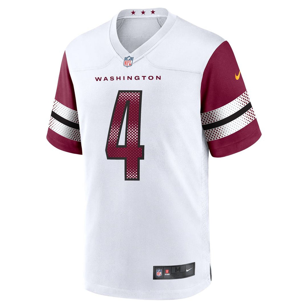 Men's Nike Washington Commanders Frankie Luvu White Game NFL Jersey