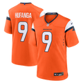 Men's Nike Denver Broncos Talanoa Hufanga Orange Team Game NFL Jersey