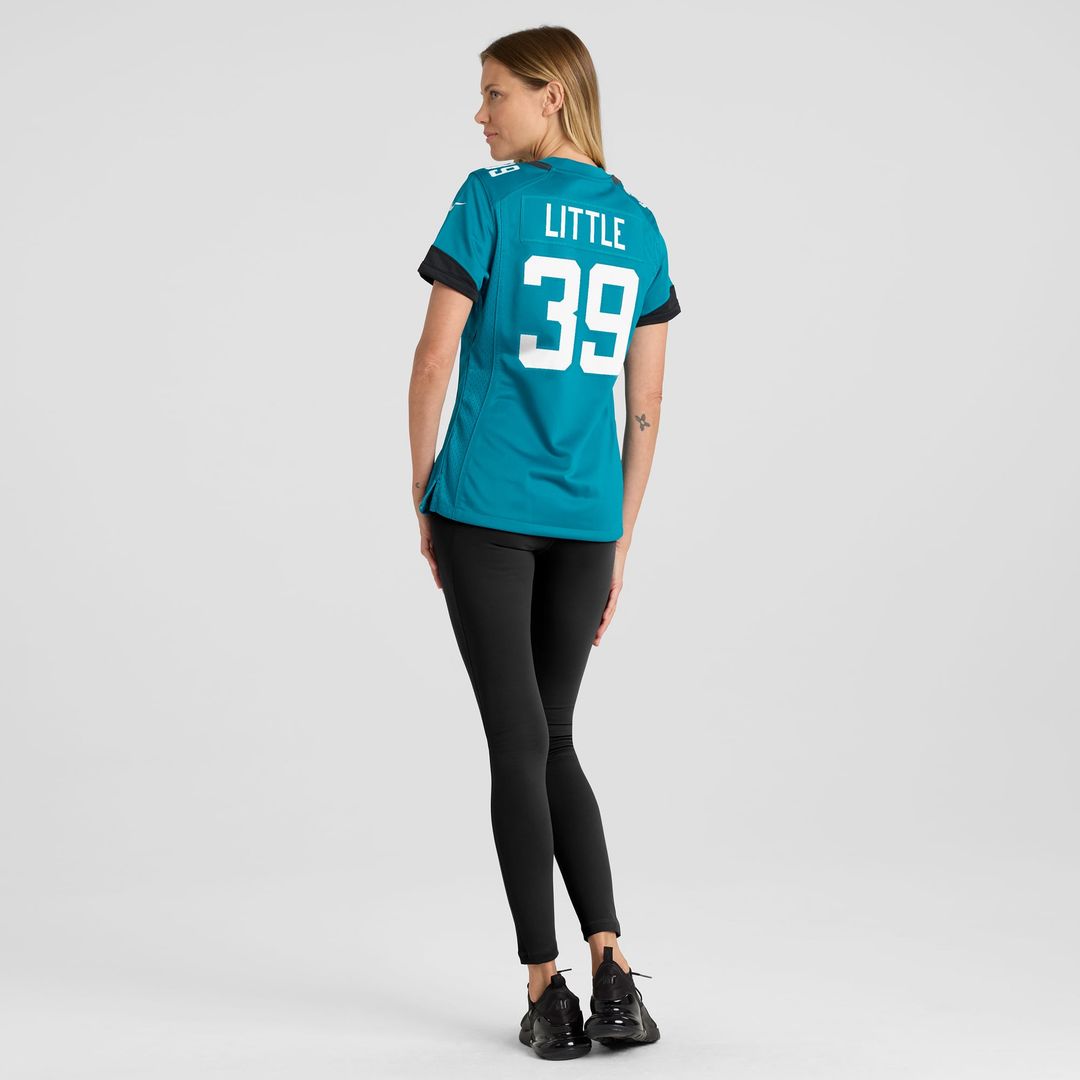 Women's Nike Jacksonville Jaguars Cam Little Teal Game NFL Jersey