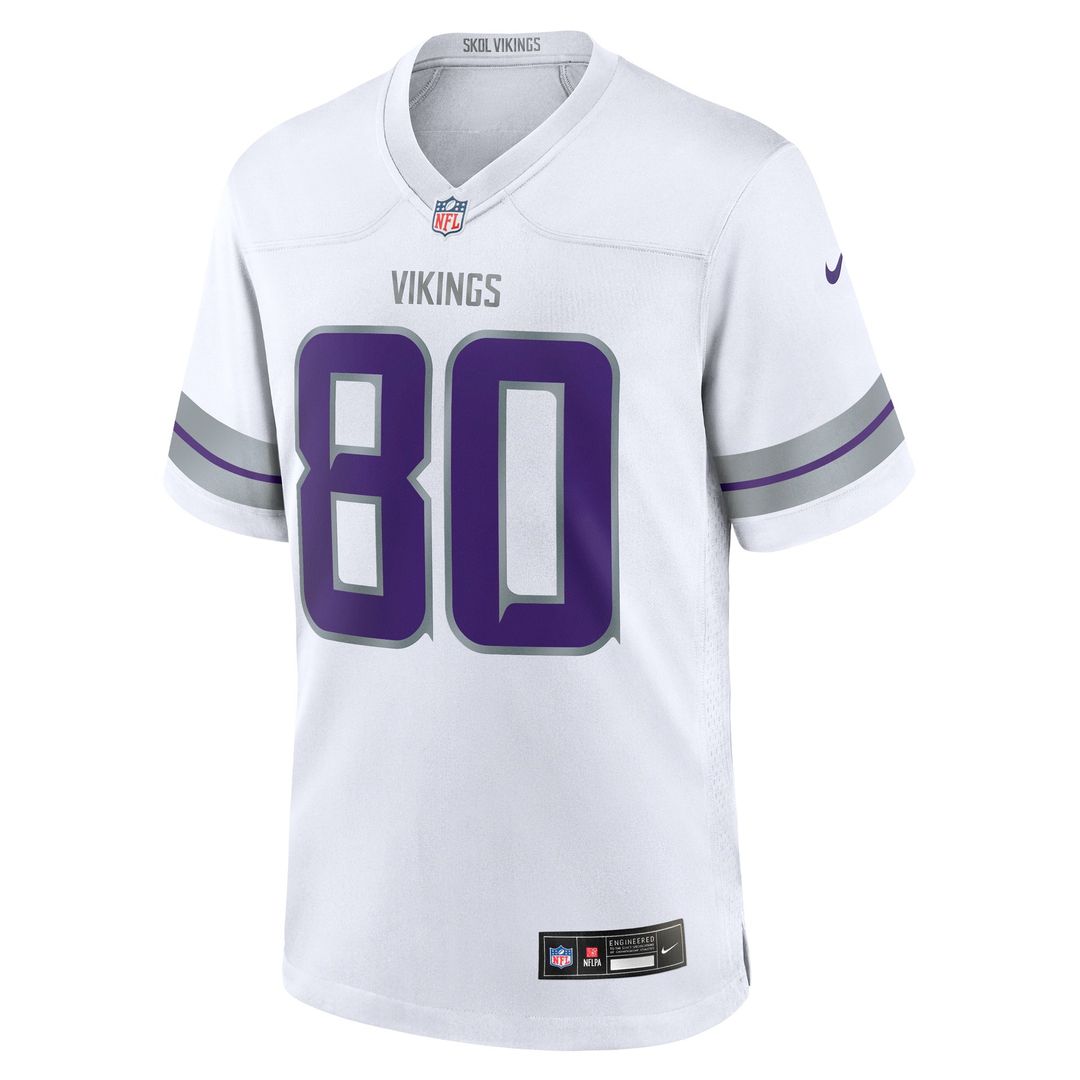 Men's Nike Minnesota Vikings Cris Carter White Alternate Retired Player Game NFL Jersey