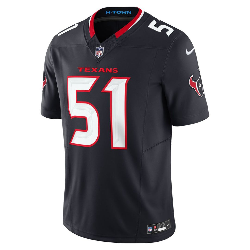 Men's Nike Houston Texans Will Anderson Jr. Red Alternate Vapor F.U.S.E. Limited NFL Jersey
