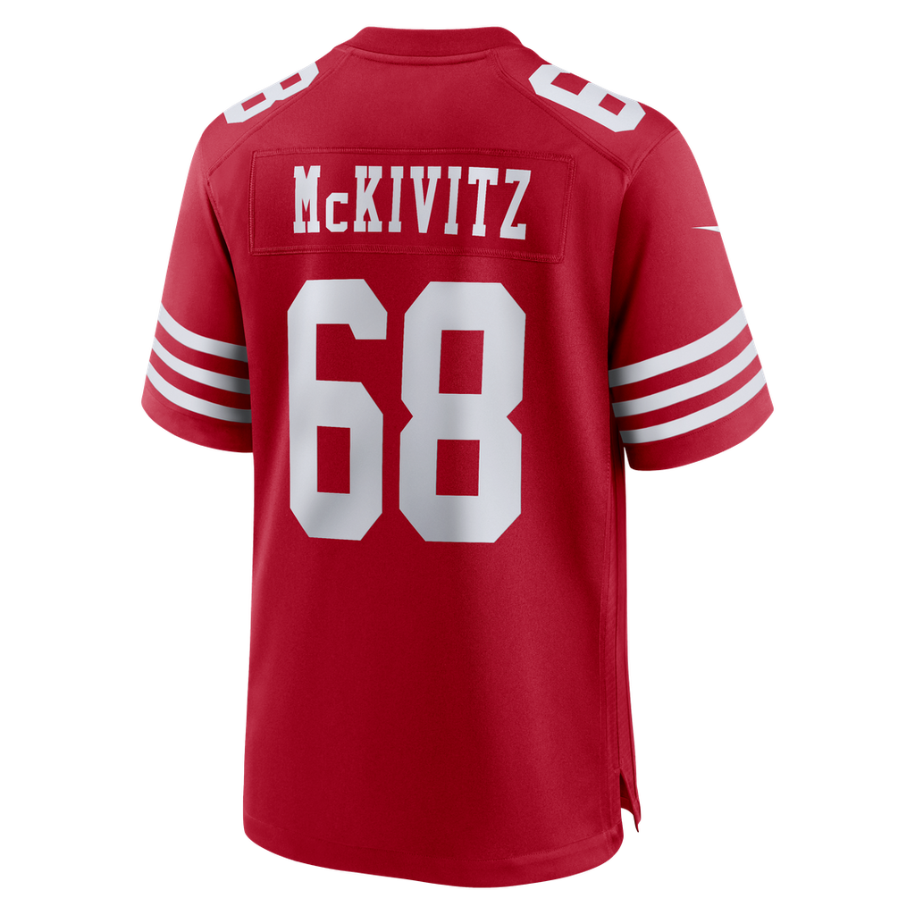 Men's Nike San Francisco 49ers Colton McKivitz Scarlet Game NFL Jersey