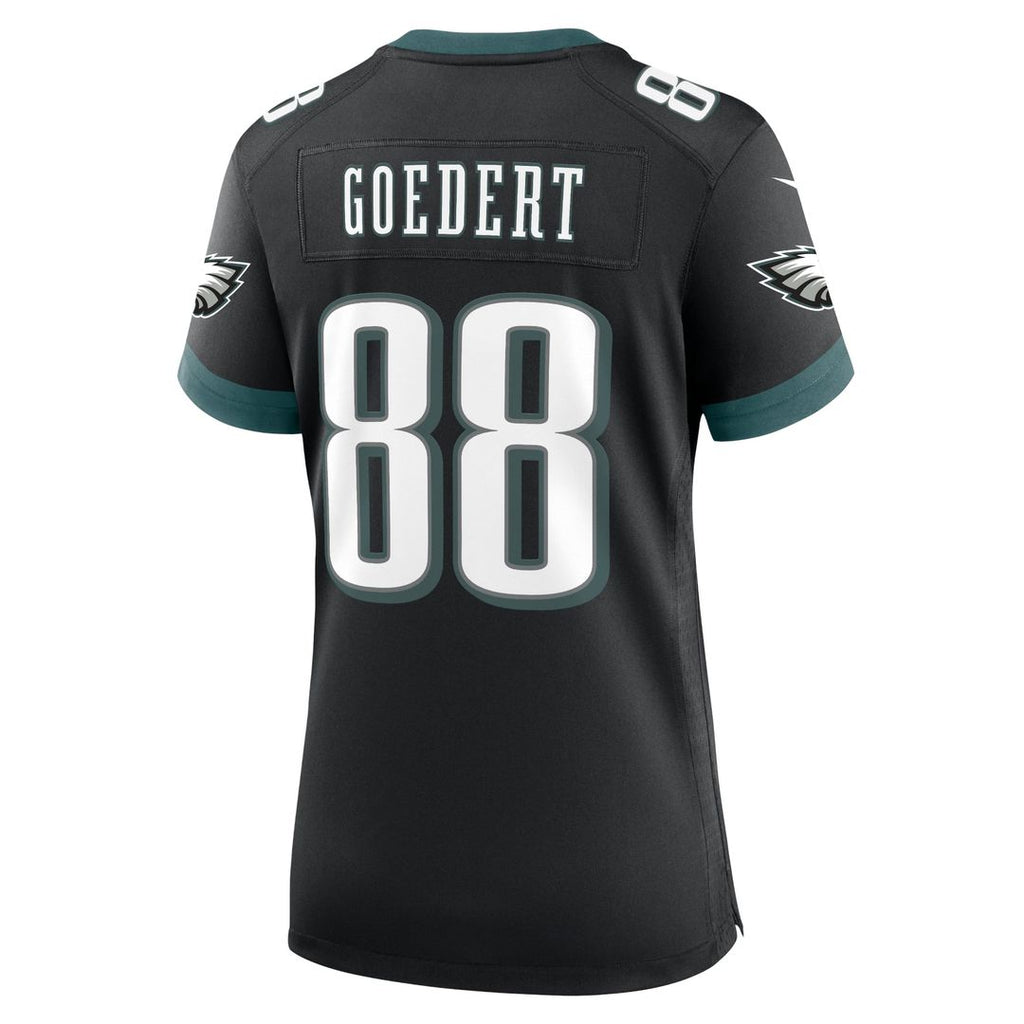 Women's Nike Philadelphia Eagles Dallas Goedert Black Alternate Game NFL Jersey