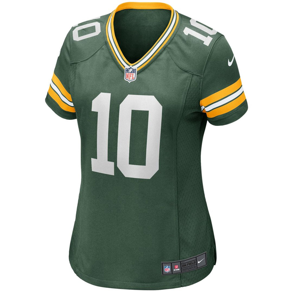 Women's Nike Green Bay Packers Jordan Love Green Game NFL Jersey