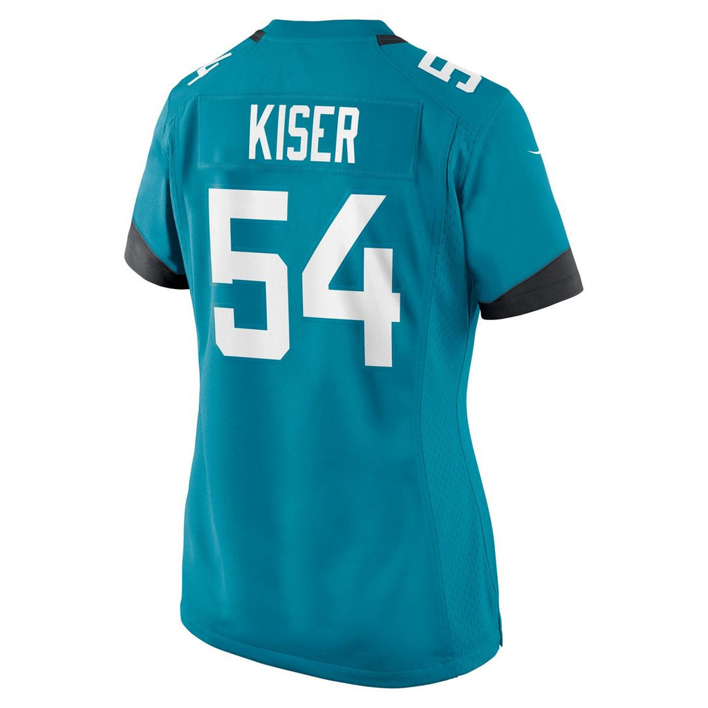 Women's Nike Jacksonville Jaguars Jack Kiser Teal Team Game NFL Jersey