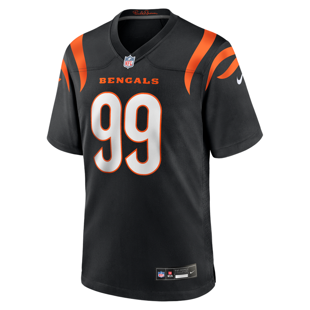 Men's Nike Cincinnati Bengals Myles Murphy Black Game NFL Jersey