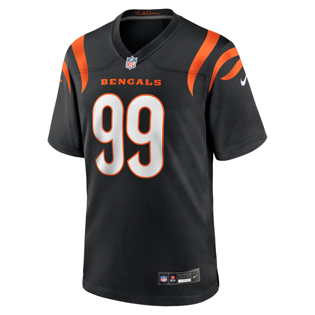 Men's Nike Cincinnati Bengals Myles Murphy Black Game NFL Jersey