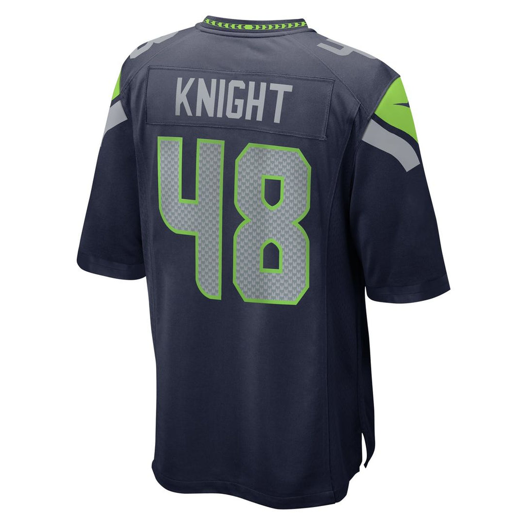 Men's Nike Seattle Seahawks Tyrice Knight College Navy Game NFL Jersey