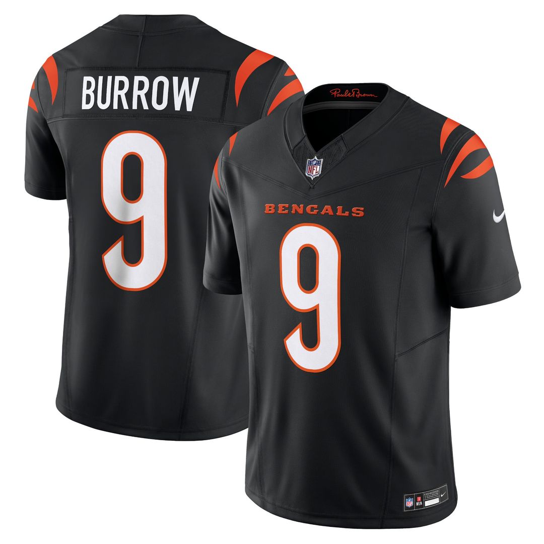 Men's Nike Cincinnati Bengals Joe Burrow White Vapor F.U.S.E. Limited NFL Jersey