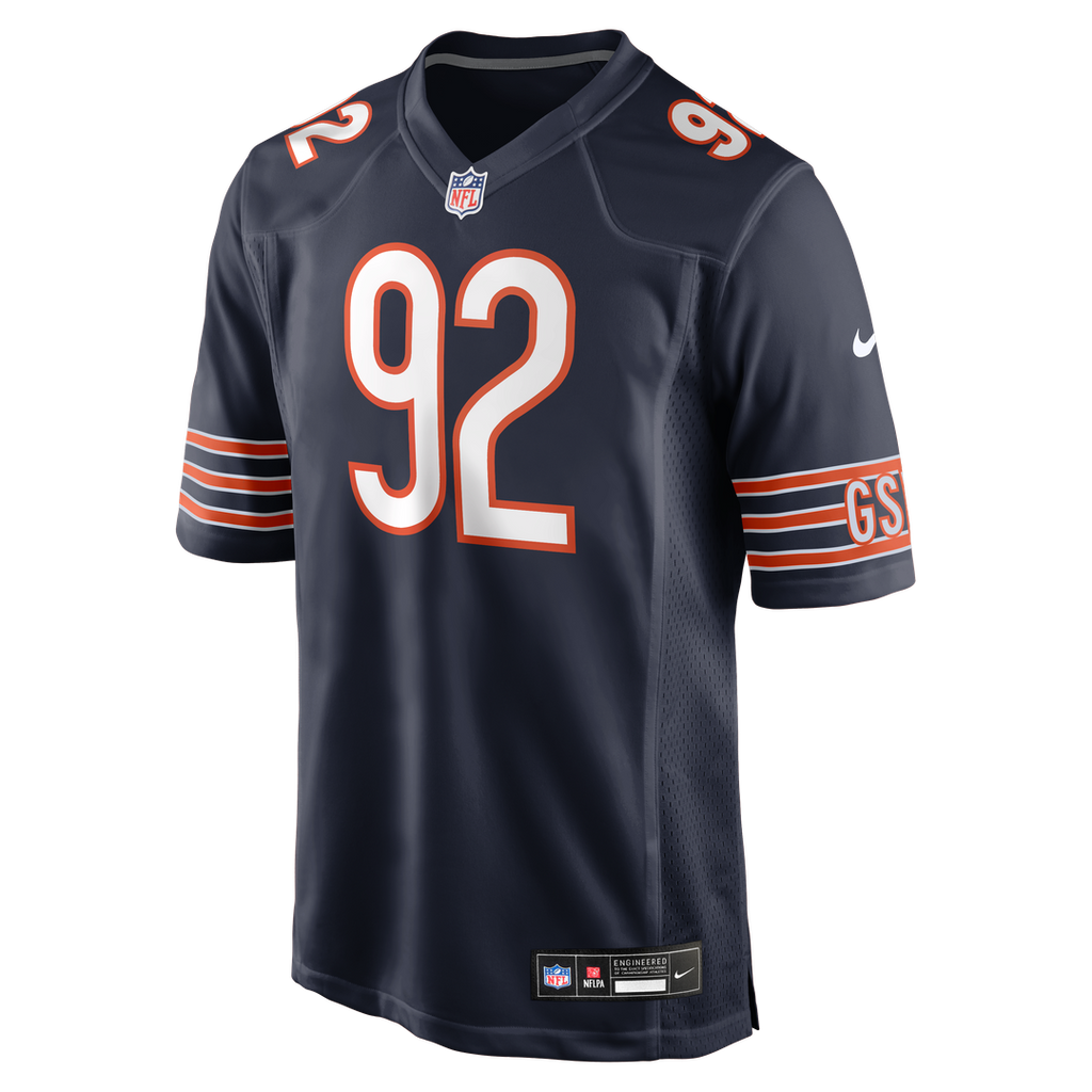 Men's Nike Chicago Bears Daniel Hardy Navy Team Game NFL Jersey