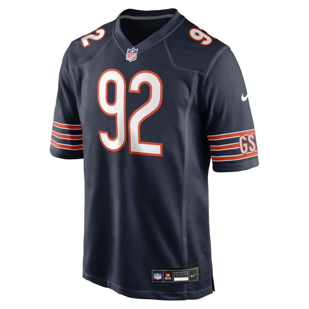 Men's Nike Chicago Bears Daniel Hardy Navy Team Game NFL Jersey
